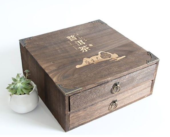 Custom Wood Tea Boxes