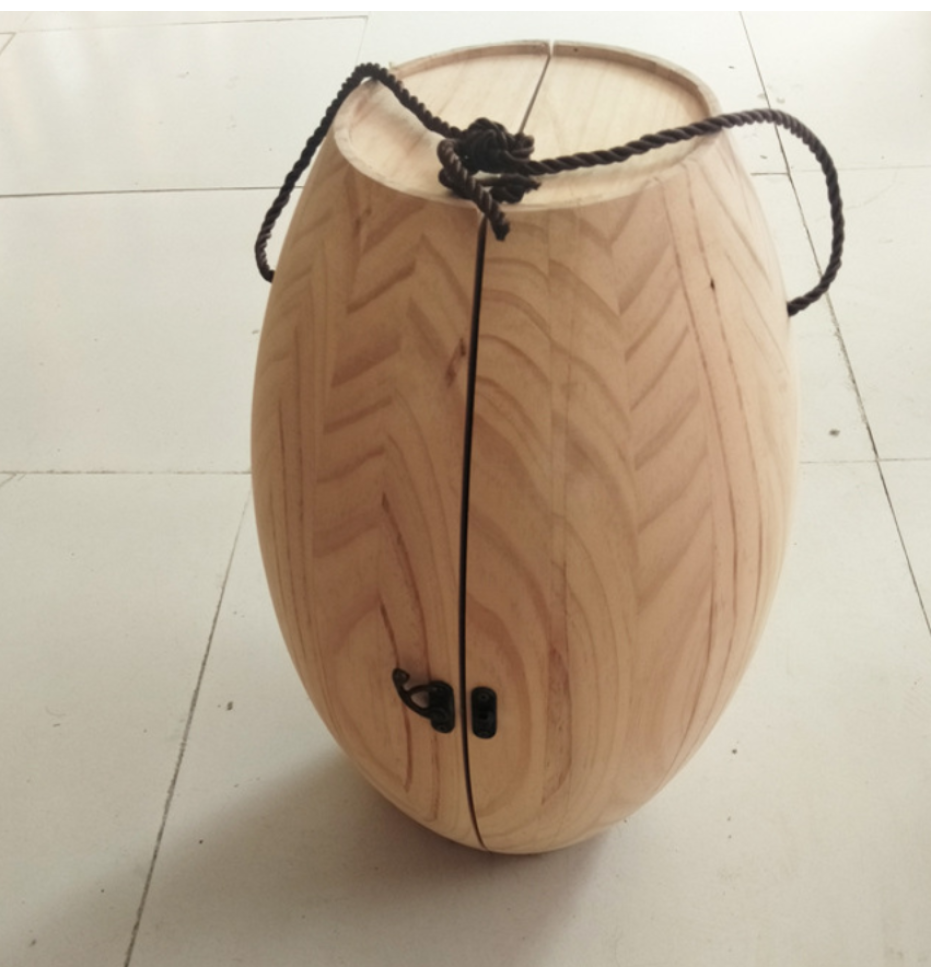 Custom round wooden boxes